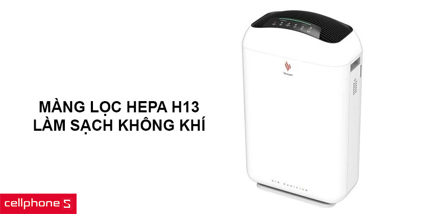 Màng lọc Hepa H13, làm sạch không khí hiệu quả