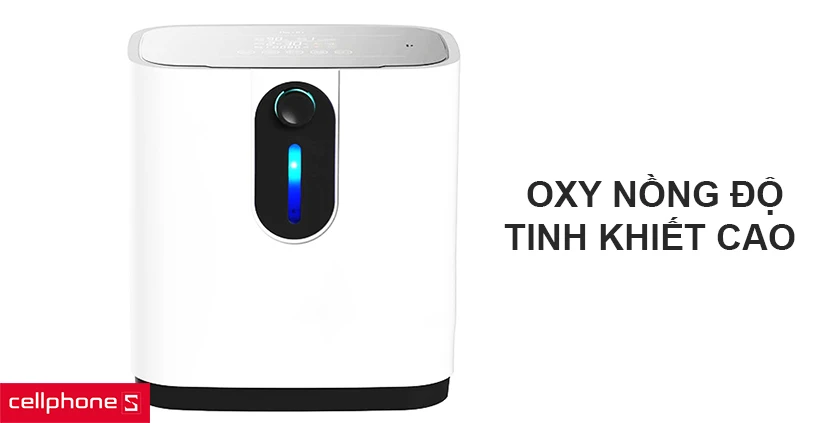 Công nghệ tân tiến đạt chuẩn quốc tế, oxy nồng độ tinh khiết cao