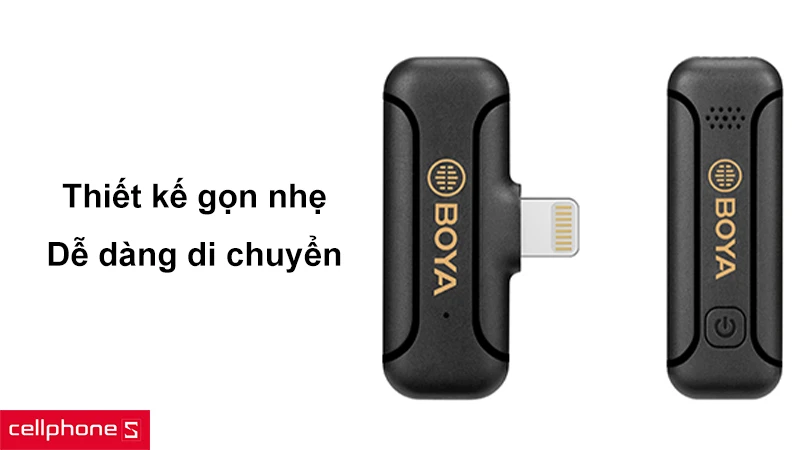 Microphone thu âm không dây Boya BY-WM3T2-D1