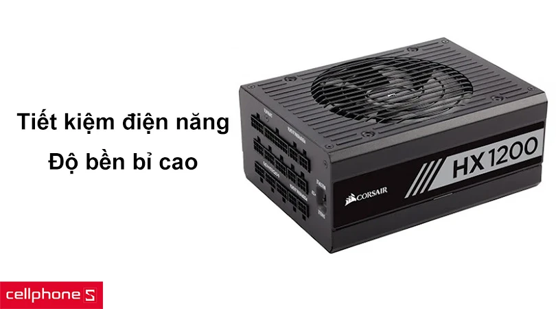 Nguồn máy tính Corsair HX1200 1200W 80 Plus Platinum Full Modular
