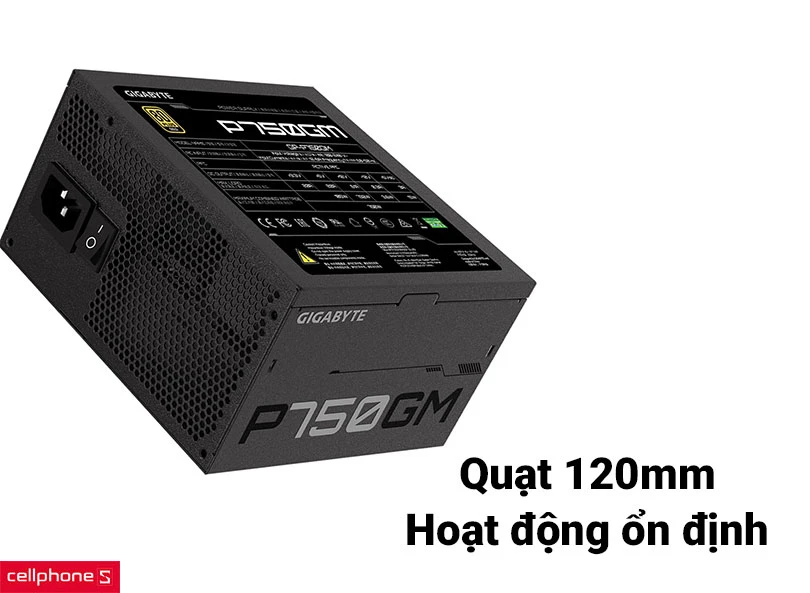 Nguồn máy tính Gigabyte P750GM 750W - 80 Plus