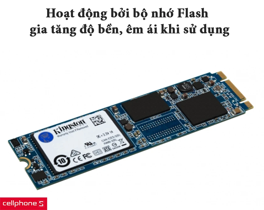 Ổ cứng SSD Kingston A400 được hoạt động là nhờ bộ nhớ Flash