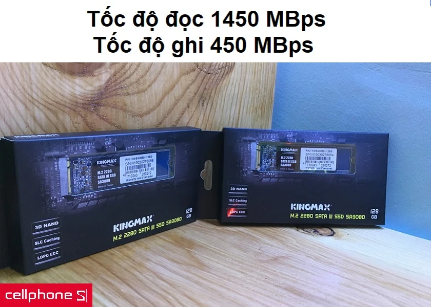 Tốc độ đọc và tốc độ ghi cực nhanh, cùng tín hiệu ổn định, chính xác