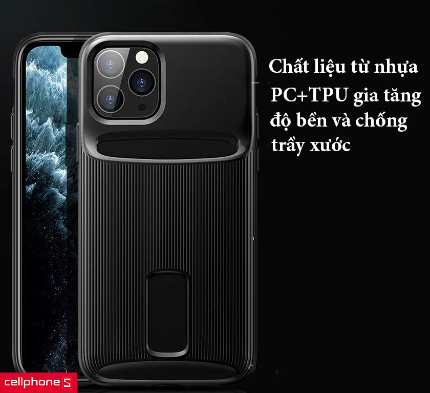 Thiết kế đẳng cấp với hai lớp bảo vệ nhựa PC và TPU