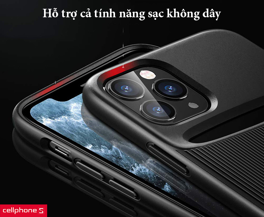 hỗ trợ sạc không dây cho iphone 11 pro max