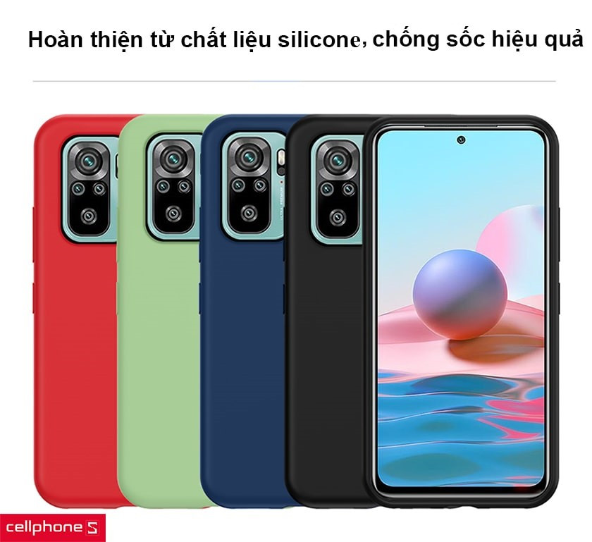 Ốp lưng J-Case Silicone Xiaomi Redmi Note 10