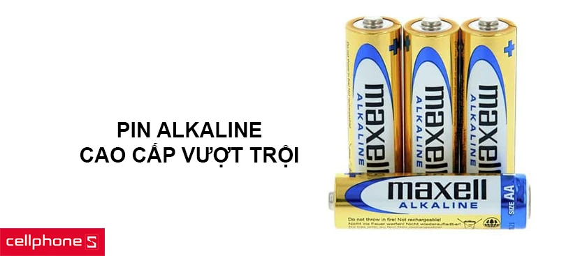 Pin Alkaline cao cấp vượt trội