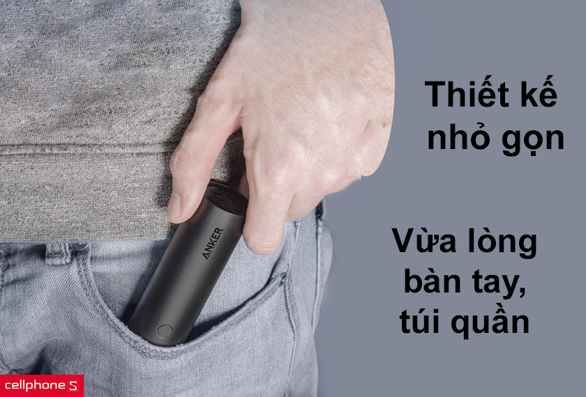 Thiết kế nhỏ gọn vừa lòng bàn tay