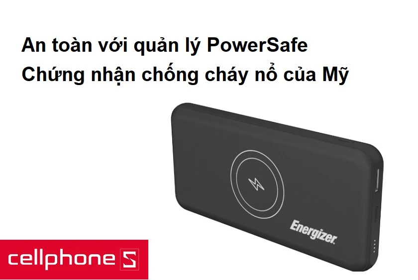 An toàn với quản lý PowerSafe và chứng nhận chống cháy nổ của Mỹ