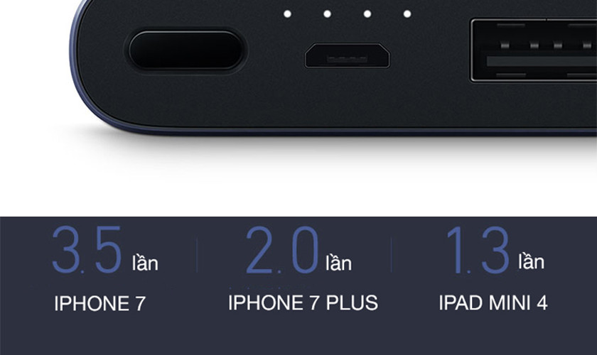 dung lượng pin lên đến 10000mAh