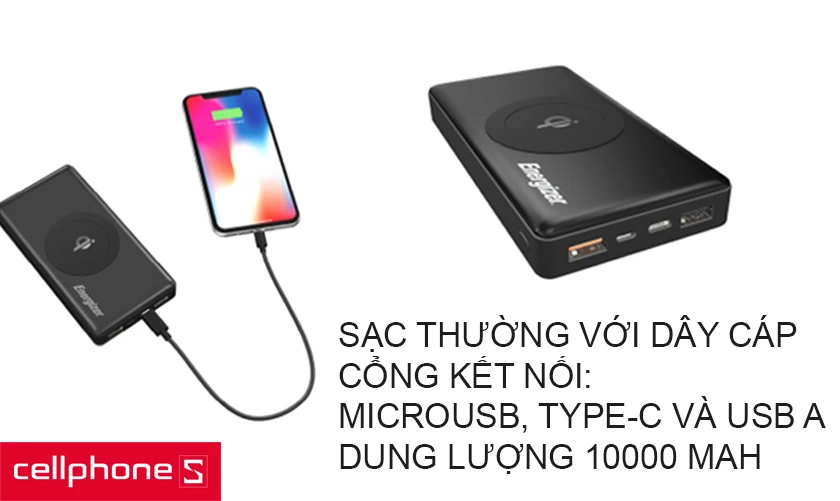 Đa năng với chức năng sạc thường