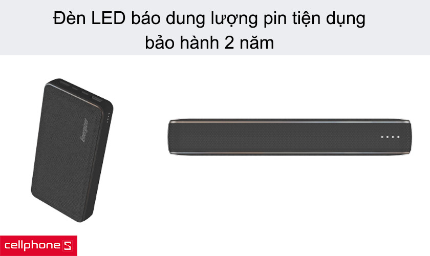 Đèn LED báo dung lượng pin tiện dụng, bảo hành 2 năm