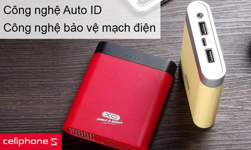 Công nghệ Auto ID tự động điều chỉnh dòng điện ra, công nghệ bảo vệ mạch điện