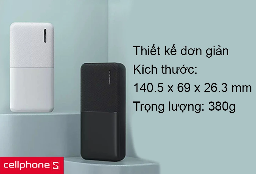 Thiết kế đơn giản, nhỏ gọn