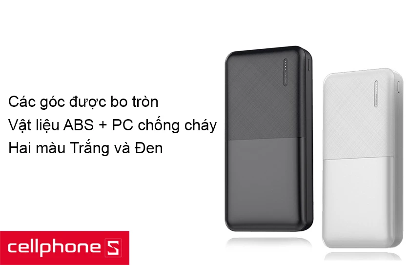 Pin dự phòng Remax 20.000 mAh RPP-136 có màu sắc thời trang