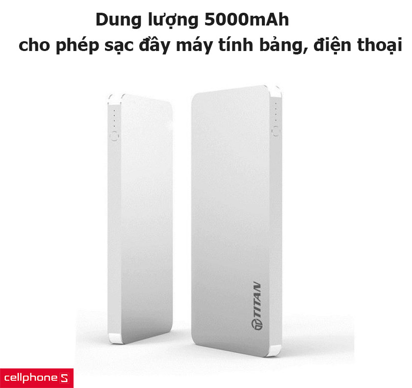 Dung lượng 5000mAh