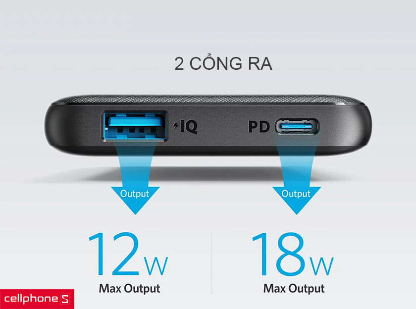 2 cổng ra