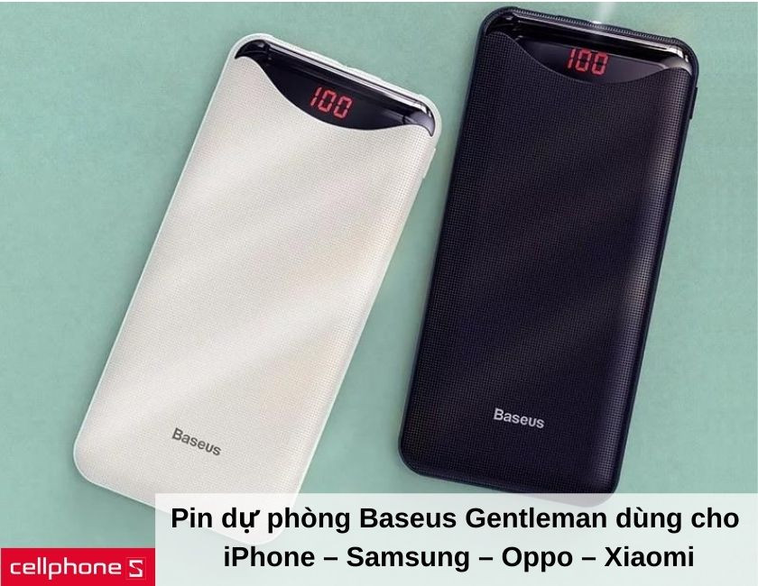 Thương hiệu Baseus và sản phẩm pin sạc dự phòng Gentleman