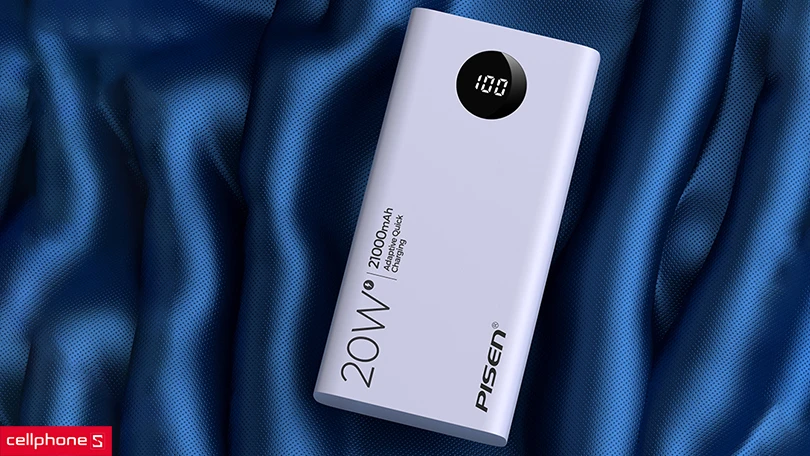 Đánh giá thiết kế Pin sạc dự phòng Pisen Quick D298 21000mAh 20W