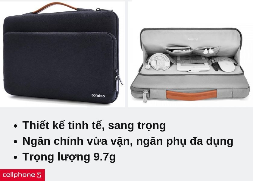 Thiết kế thời trang, đa dụng, mỏng nhẹ với trọng lượng chỉ 9.7g