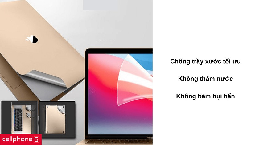 Bộ dán MacBook Pro 16 inch Zeelot 5 in 1
