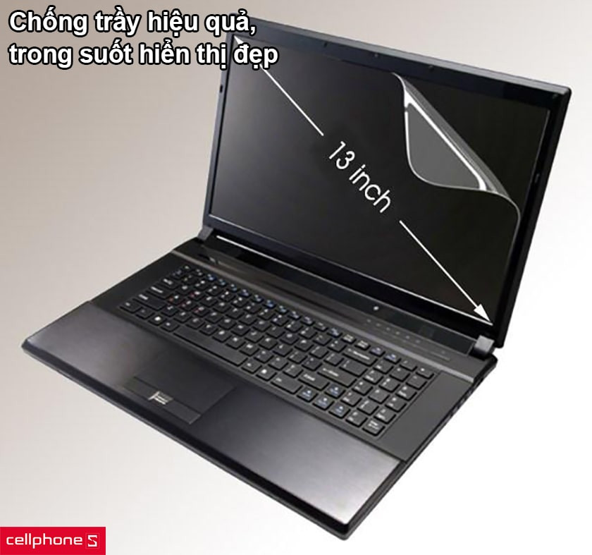 Dán màn hình Laptop 13 inch Zeelot