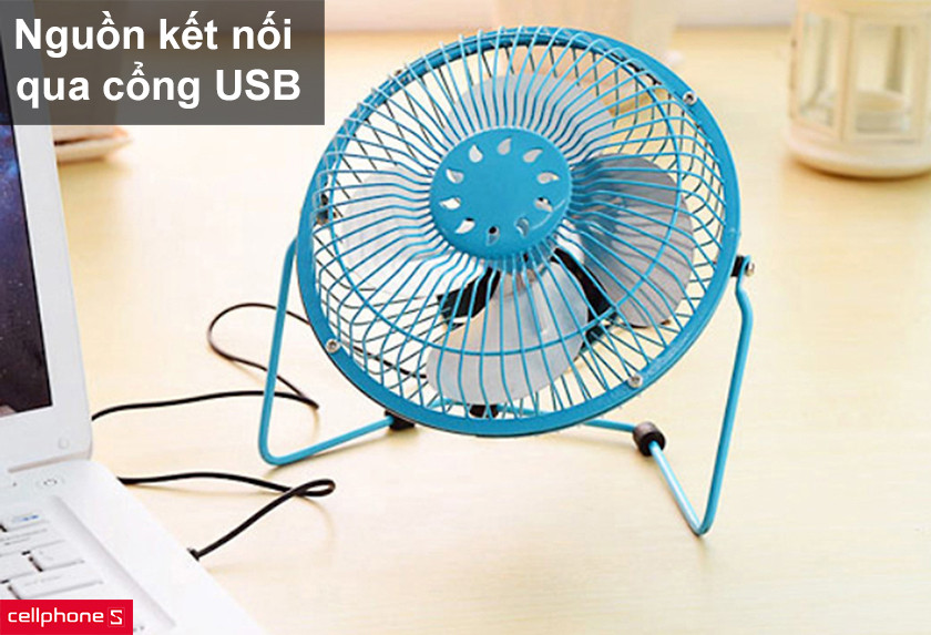 nguồn kết nối qua cổng USB