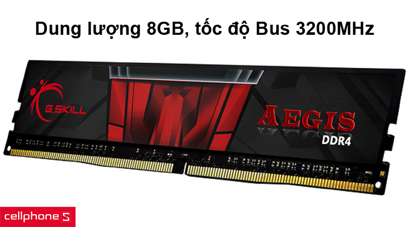 RAM PC G.SKILL Aegis 8GB 3200MHz DDR4