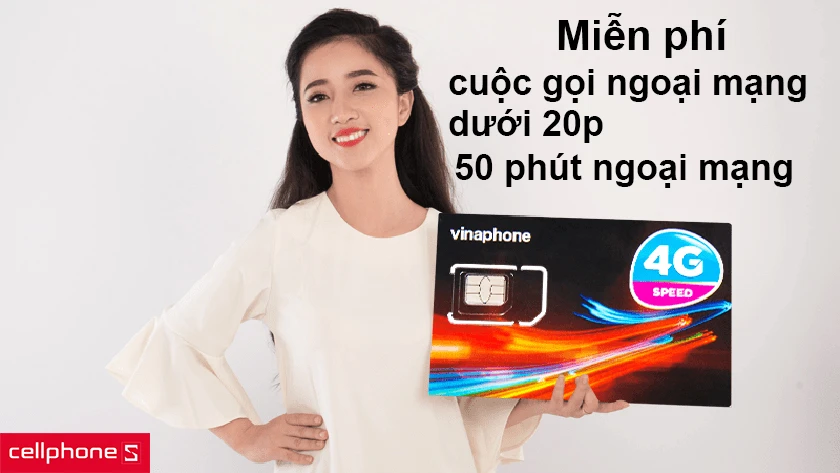 Miễn phí cuộc gọi nội mạng, 50 phút ngoại mạng, trọn gói 1 năm không phải nạp tiền