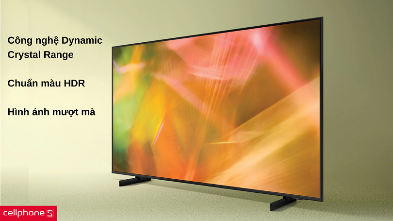 Smart Tivi Samsung Crystal UHD 4K 50 INCH UA50AU8000KXXV