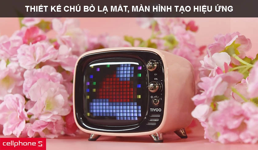 Thiết kế nhẹ, kiểu dáng chú bò ngộ nghĩnh, màn hình có thể tự tạo hiệu ứng