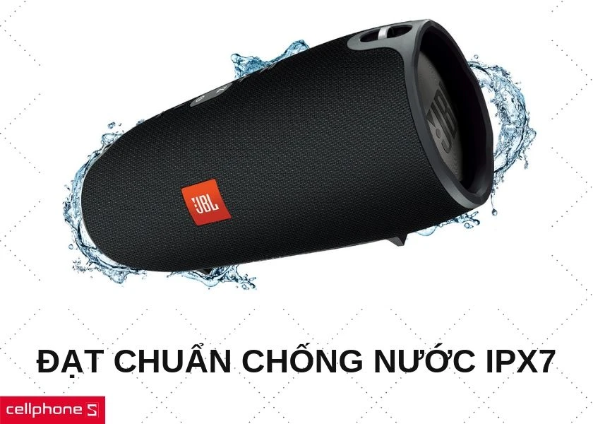 Chống nước hiệu quả với chuẩn IPX7