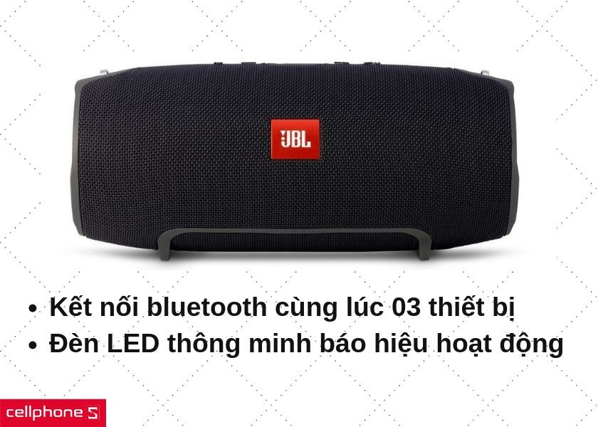 Kết nối bluetooth với độ tương thích cao, đèn LED báo hiệu thông minh