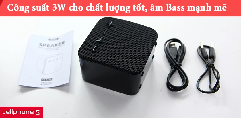 Remax RB-M18 sở hữu bộ loa công suất 3W