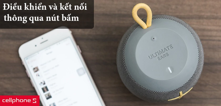 Điều khiển và kết nối thông qua nút bấm