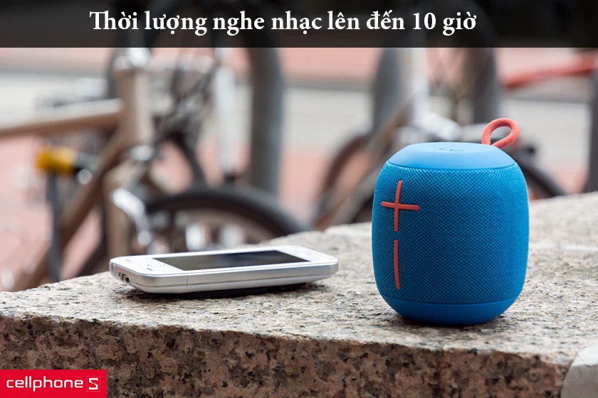 thời lượng nghe nhạc lên đến 10 giờ