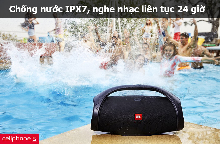chống nước IPX7 cao cấp, nghe nhạc liên tục 24 giờ
