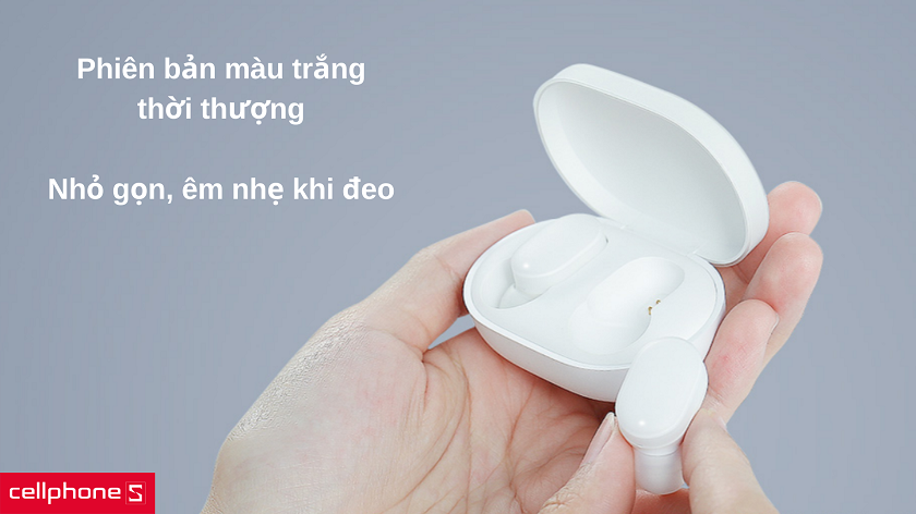 Thiết kế nhỏ gọn, màu trắng sang trọng