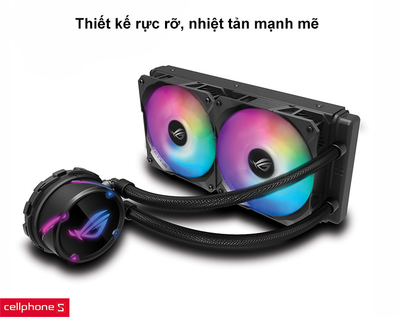 Tản nhiệt nước Asus Rog Strix LC 240 ARGB 