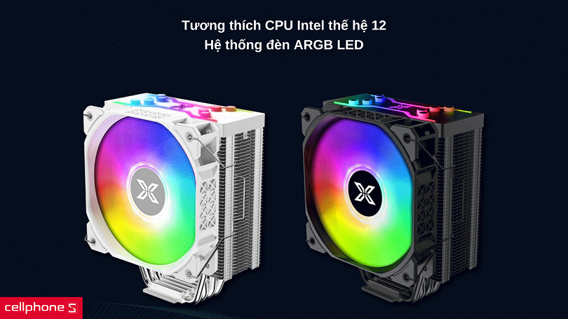 Tương thích Intel Gen 12, tích hợp đèn ARGB LED