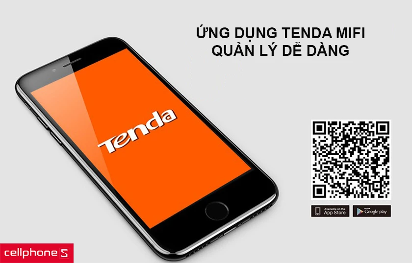 Ứng dụng Tenda MiFi quản lý dễ dàng