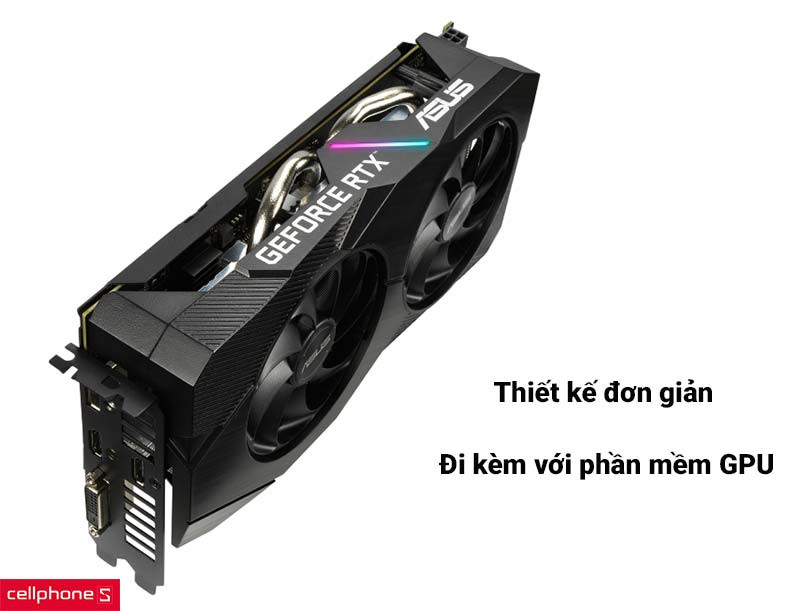 Card màn hình Asus DUAL RTX 2060 6G EVO