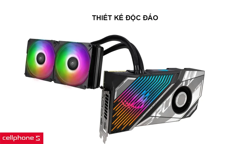 VGA Asus ROG Strix LC GeForce RTX 3090 Ti 24G – Thiết kế độc đáo