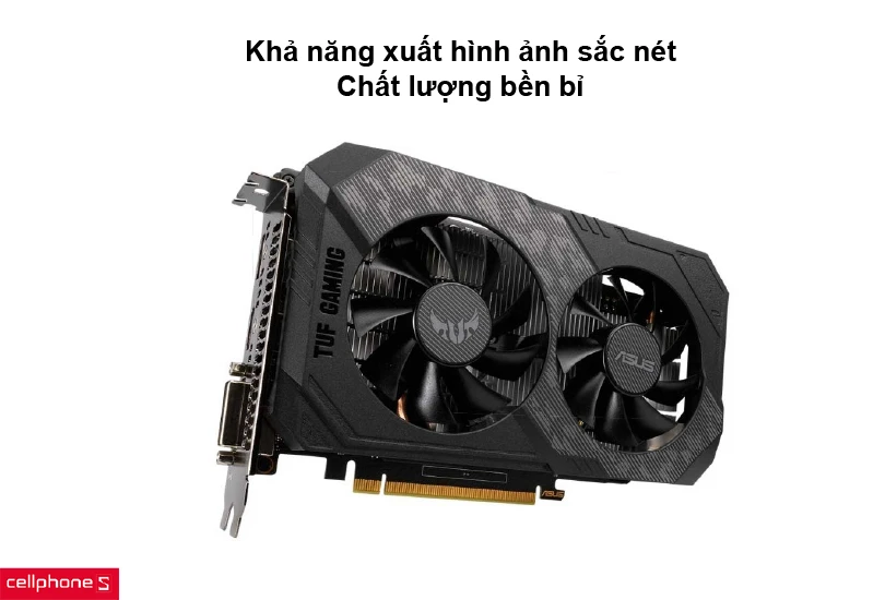 Card màn hình Asus TUF GTX 1650 O4GD6-P-Gaming