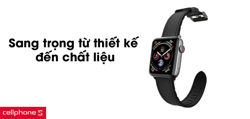 Dây đeo Apple Watch Raptic Hybrid Leather Band 42/44mm 