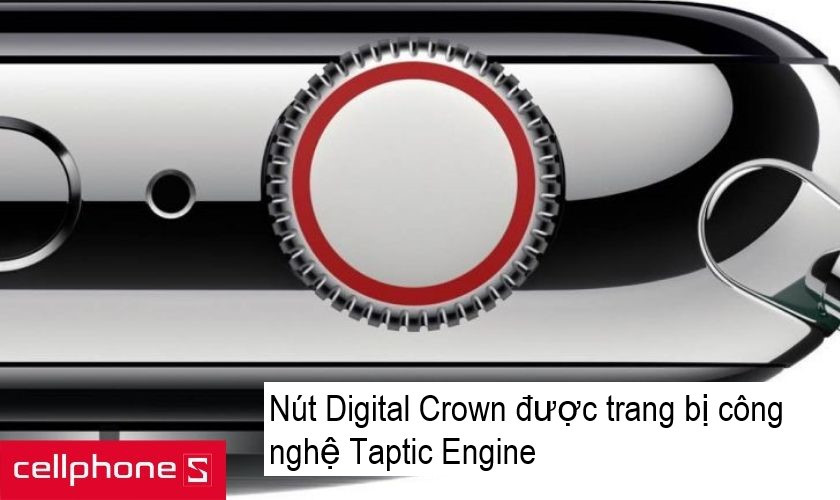 Một nút Digital Crown cải tiến với Taptic Engine