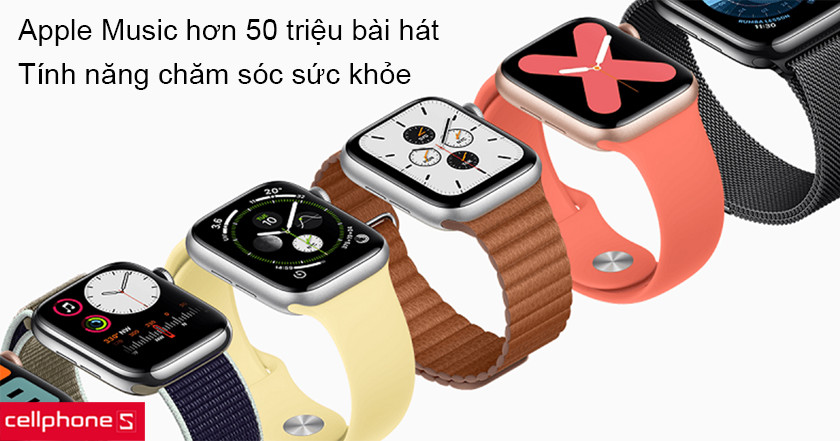 Apple Watch Series 5 – Thiết kế tiếp tinh xảo với khá nhiều tác dụng mê hoặc mới