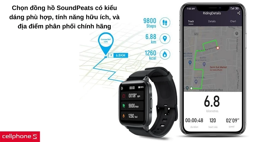Kinh nghiệm chọn mua smartwatch SoundPeats chính hãng