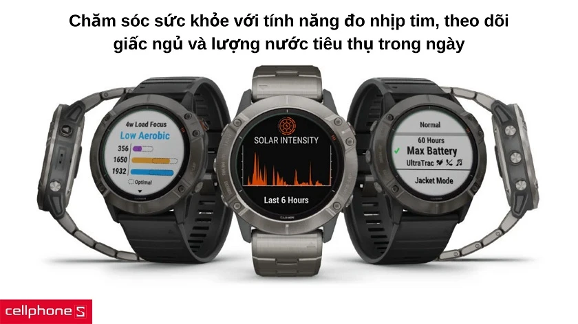 Đo nhịp tim, giấc ngủ, theo dõi cơ thể và nhiều tính năng cho các bộ môn thể thao