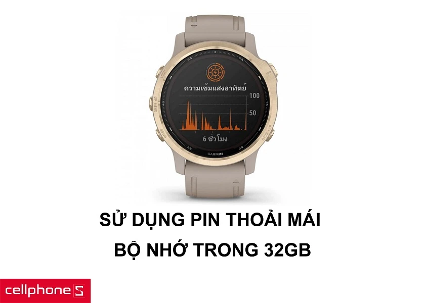 Dung lượng pin sử dụng thoải mái lâu dài cùng với bộ nhớ trong 32GB
